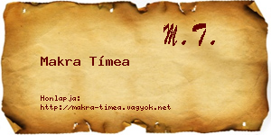 Makra Tímea névjegykártya